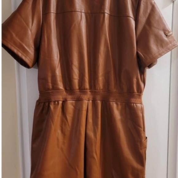 Kendall+Kylie women's vegan leather Romper - Picture 3 of 3